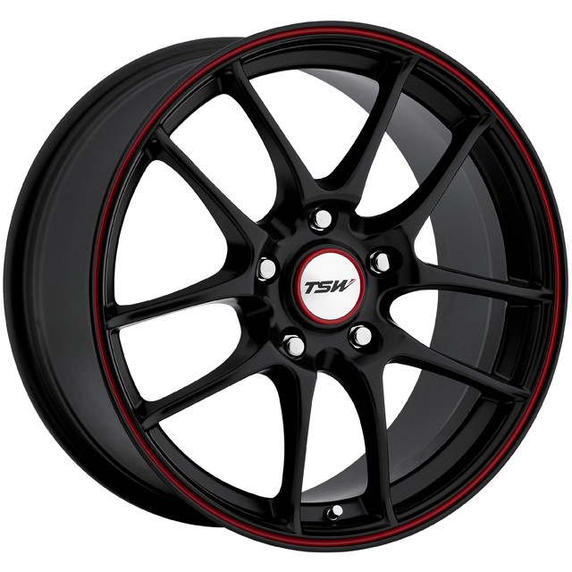 Llanta TSW Trackstar 5 matte black Wheelsland El mayor cat logo